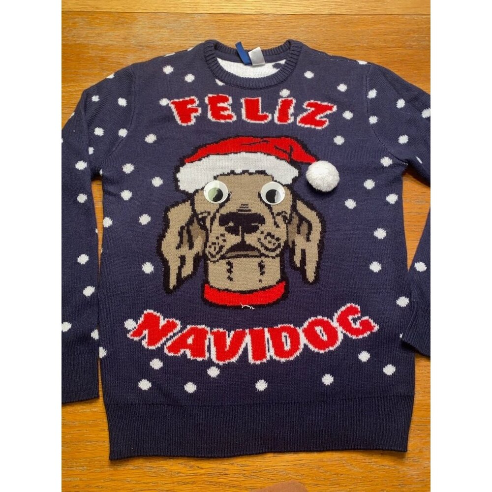 DIvided Holiday Sweater-S